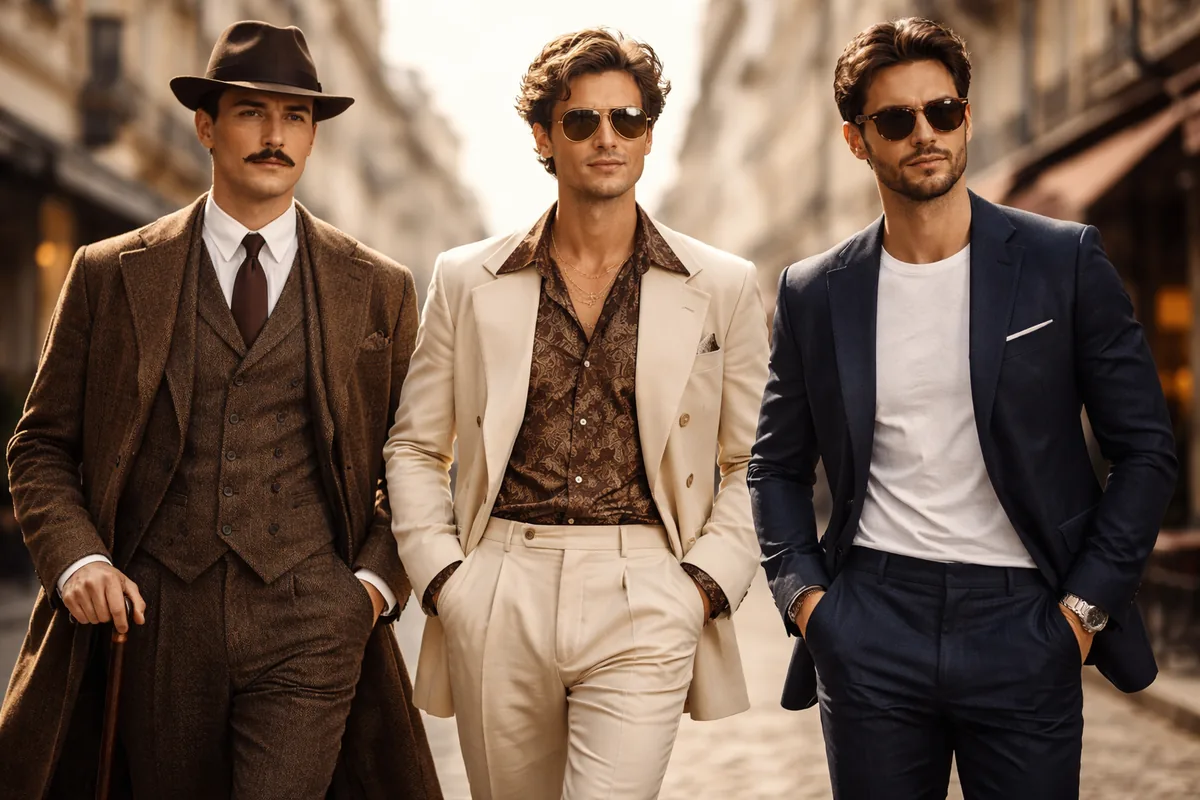 Les secrets du style masculin à travers les âges