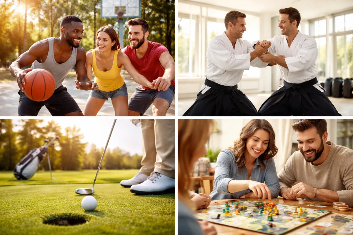Comment choisir un loisir épanouissant parmi le basketball, l'aïkido, le golf et les jeux de société