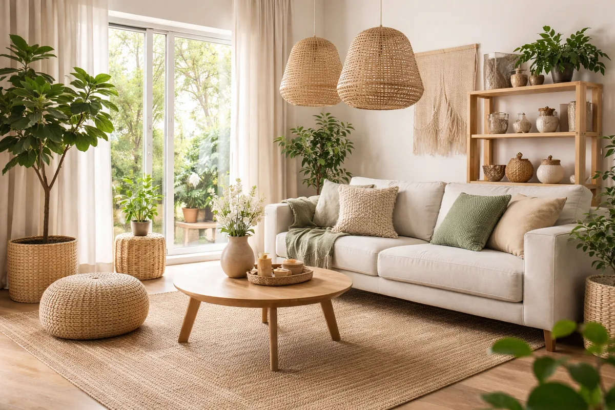 Comment aménager un salon en utilisant des matériaux écologiques