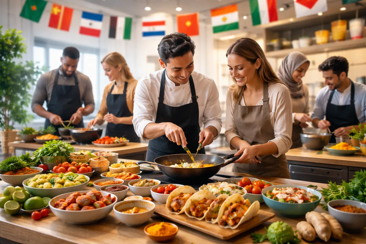 Comment découvrir les cuisines du monde à travers des cours de cuisine