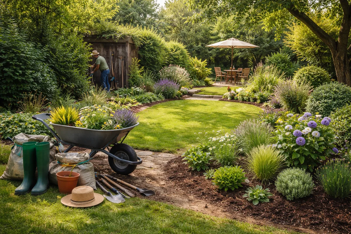 Comment rénover un jardin peu entretenu en toute simplicité