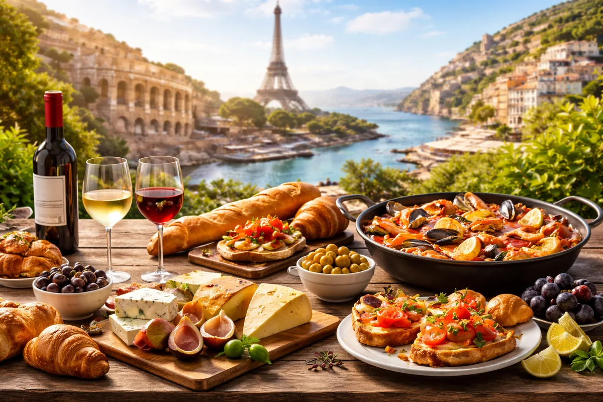Les merveilles gastronomiques de voyage à travers l'Europe